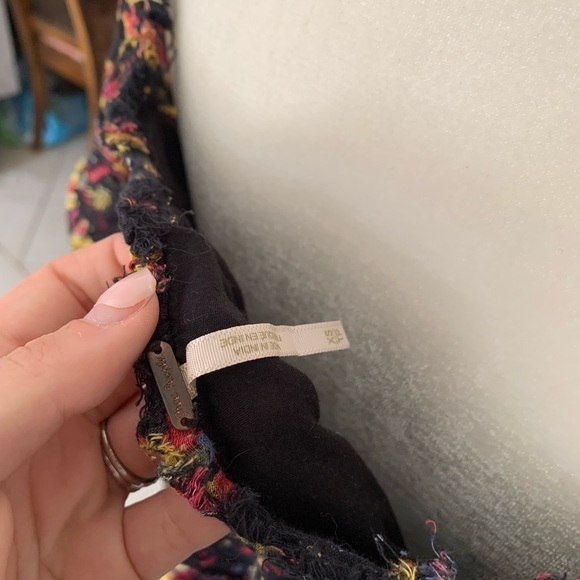 Free People Multi-Colored Boho Frayed Blouse Size XS - Picture 11 of 11